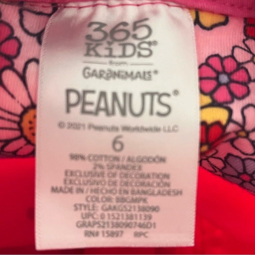 Girls peanuts Jean jacket nwt size 6.  The cutest jacket!! - Picture 3 of 4